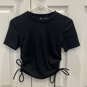 Side tie Zara top
